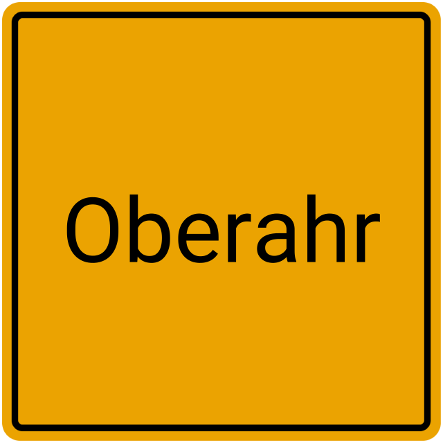 Meldebestätigung Oberahr