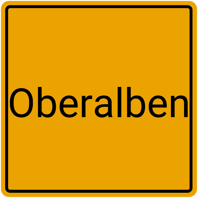 Meldebestätigung Oberalben