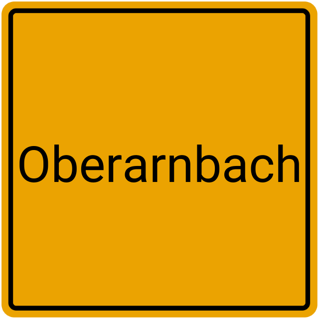 Meldebestätigung Oberarnbach