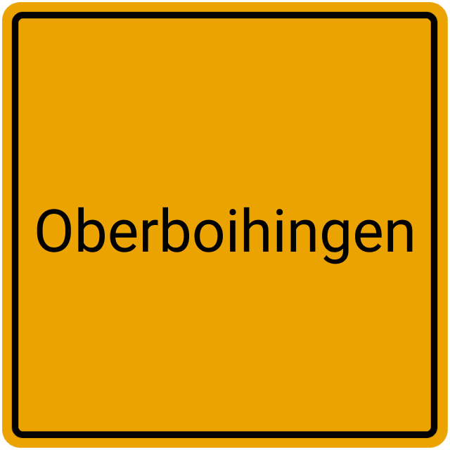 Meldebestätigung Oberboihingen