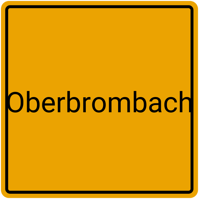 Meldebestätigung Oberbrombach