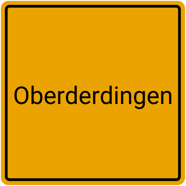 Meldebestätigung Oberderdingen