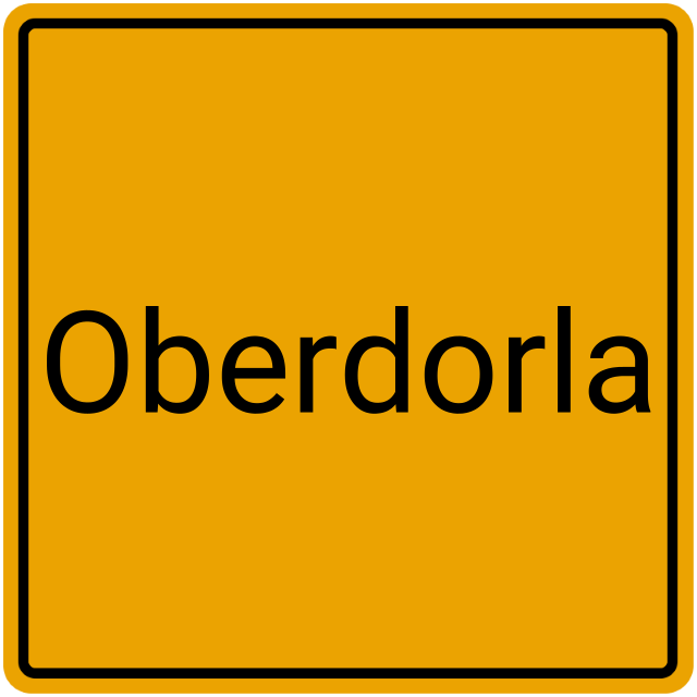 Meldebestätigung Oberdorla