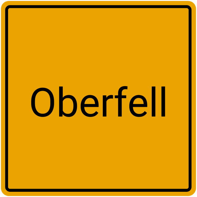 Meldebestätigung Oberfell