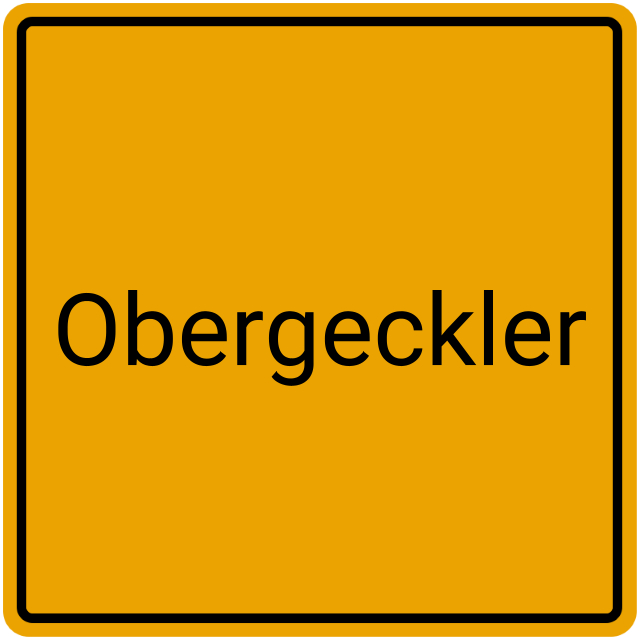 Meldebestätigung Obergeckler