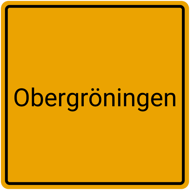 Meldebestätigung Obergröningen