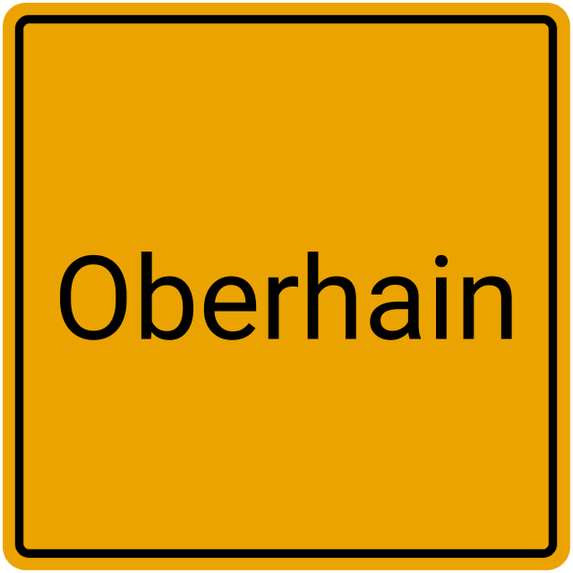 Meldebestätigung Oberhain