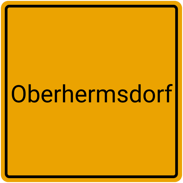 Meldebestätigung Oberhermsdorf