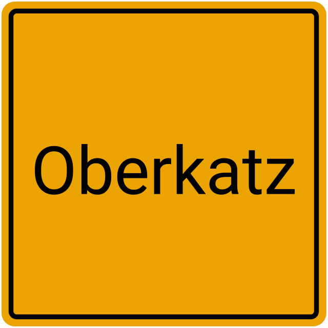 Meldebestätigung Oberkatz