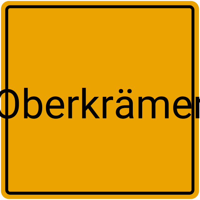 Meldebestätigung Oberkrämer