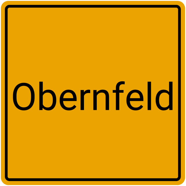 Meldebestätigung Obernfeld