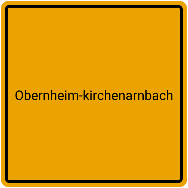 Meldebestätigung Obernheim-Kirchenarnbach