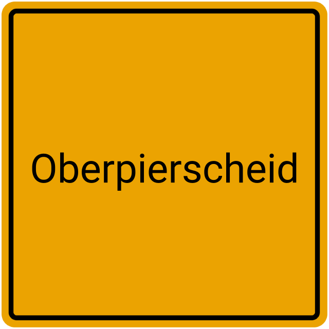 Meldebestätigung Oberpierscheid