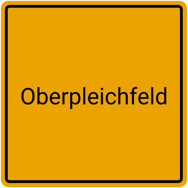 Meldebestätigung Oberpleichfeld
