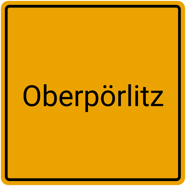 Meldebestätigung Oberpörlitz