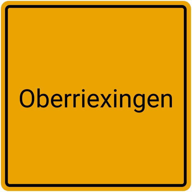 Meldebestätigung Oberriexingen