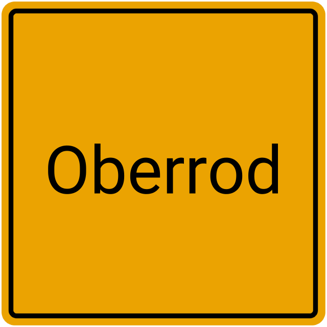 Meldebestätigung Oberrod