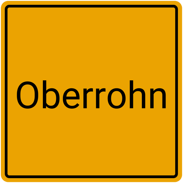 Meldebestätigung Oberrohn