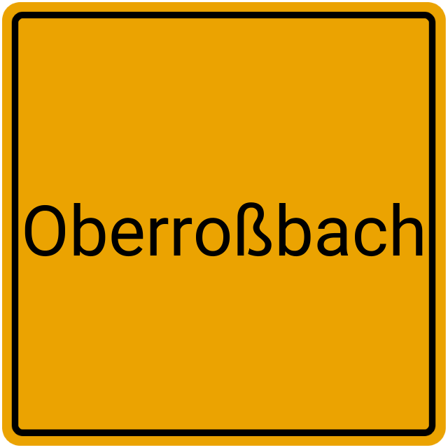 Meldebestätigung Oberroßbach