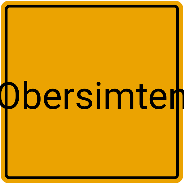 Meldebestätigung Obersimten