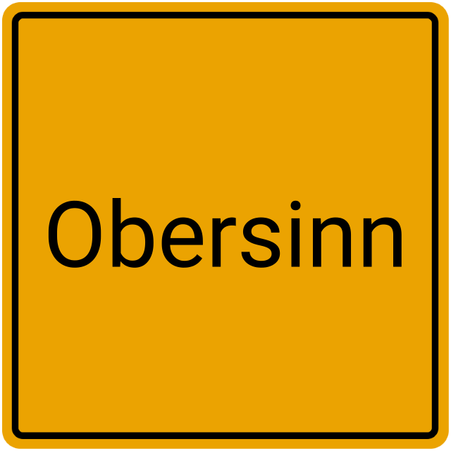 Meldebestätigung Obersinn