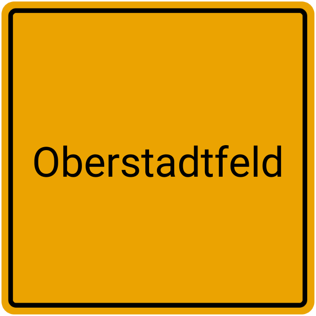 Meldebestätigung Oberstadtfeld