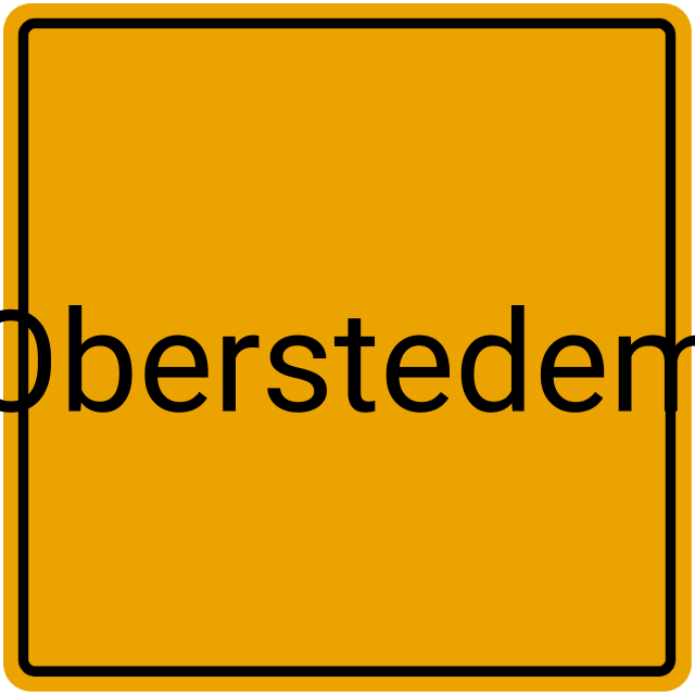 Meldebestätigung Oberstedem