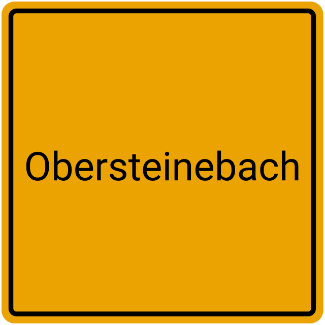 Meldebestätigung Obersteinebach