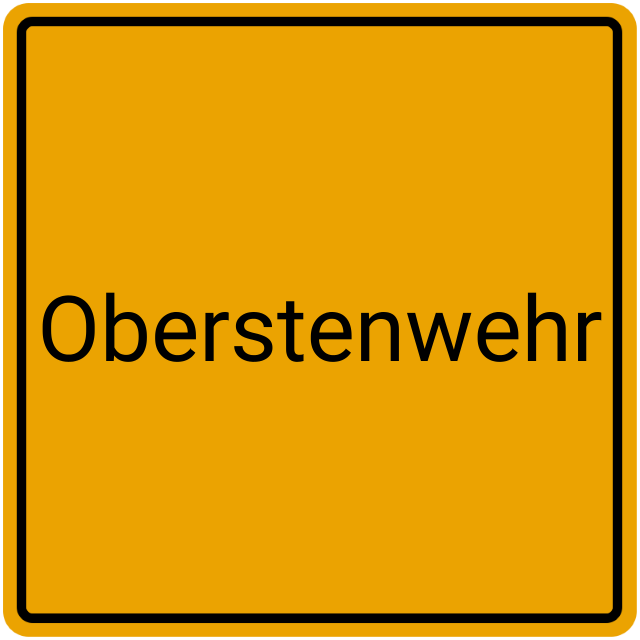 Meldebestätigung Oberstenwehr