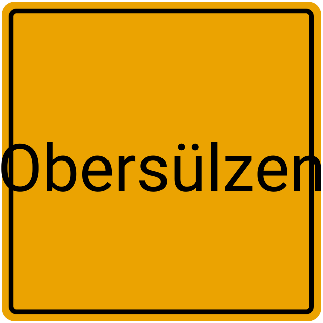 Meldebestätigung Obersülzen