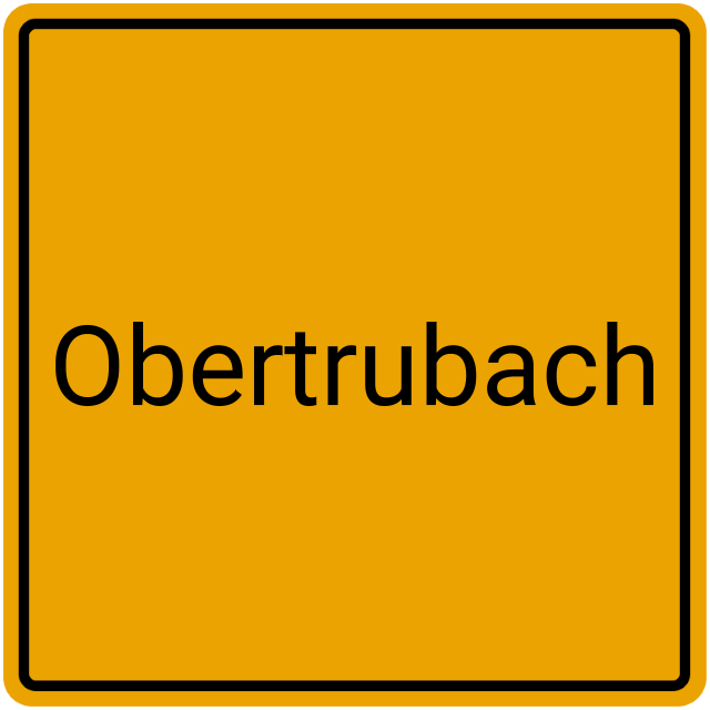 Meldebestätigung Obertrubach