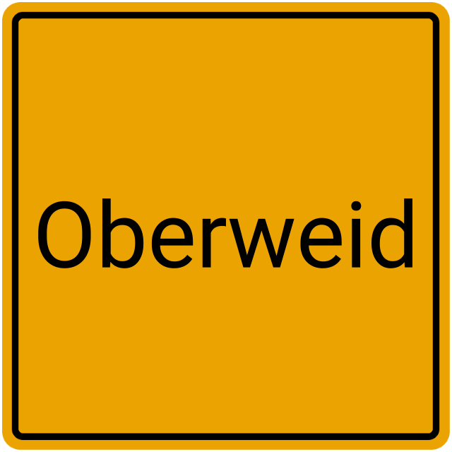 Meldebestätigung Oberweid