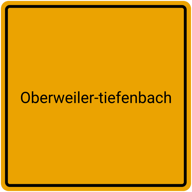 Meldebestätigung Oberweiler-Tiefenbach