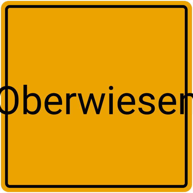 Meldebestätigung Oberwiesen