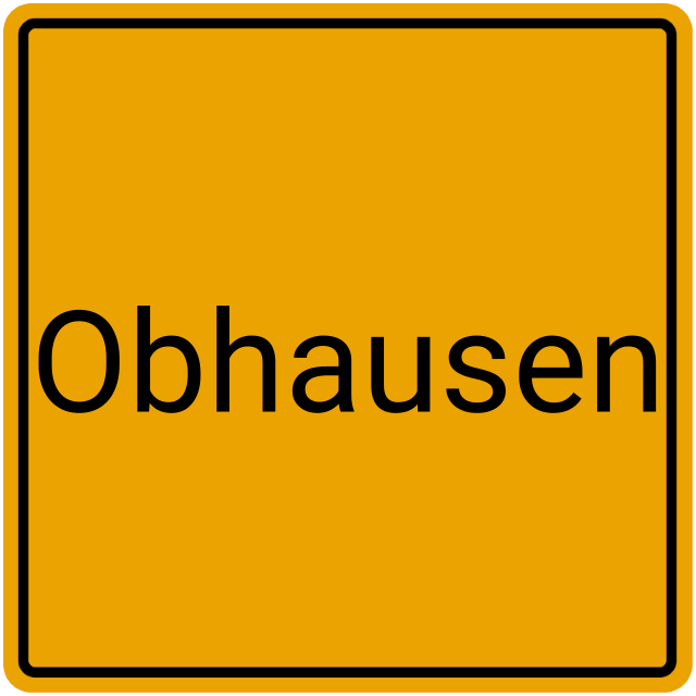 Meldebestätigung Obhausen