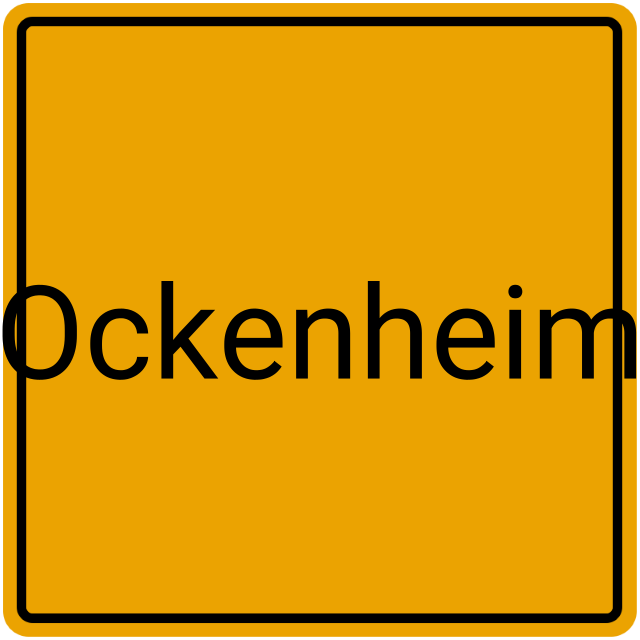 Meldebestätigung Ockenheim