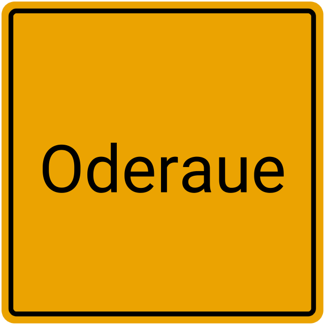 Meldebestätigung Oderaue