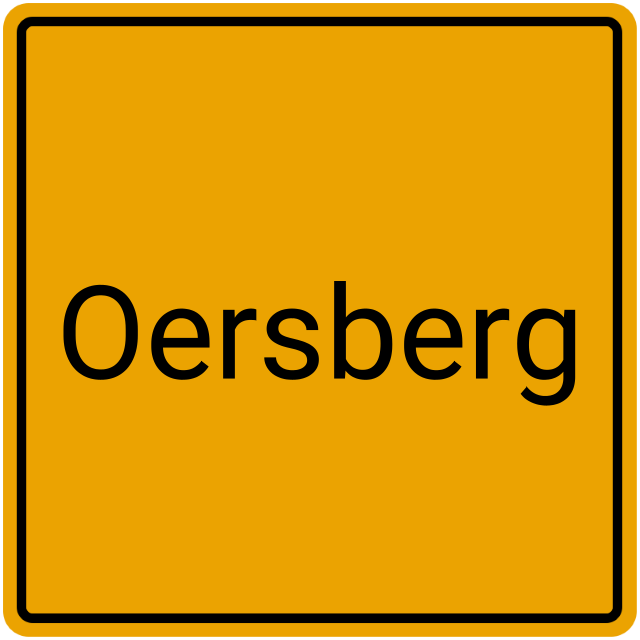 Meldebestätigung Oersberg