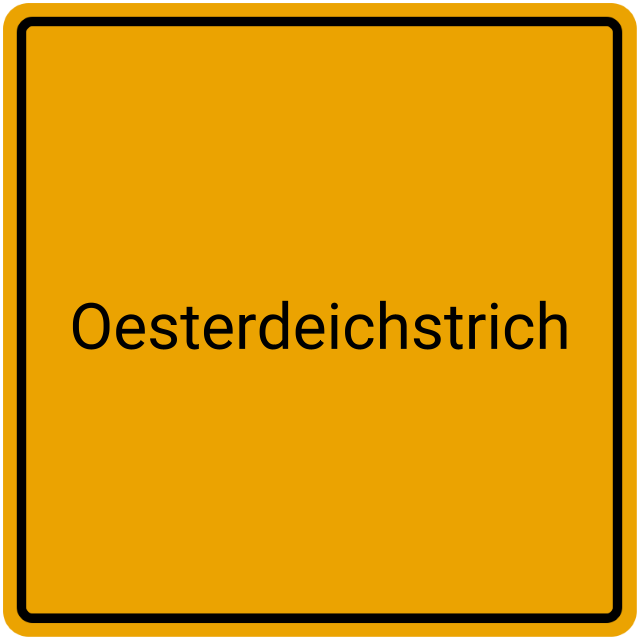 Meldebestätigung Oesterdeichstrich