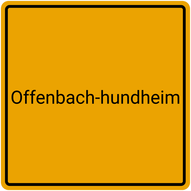 Meldebestätigung Offenbach-Hundheim