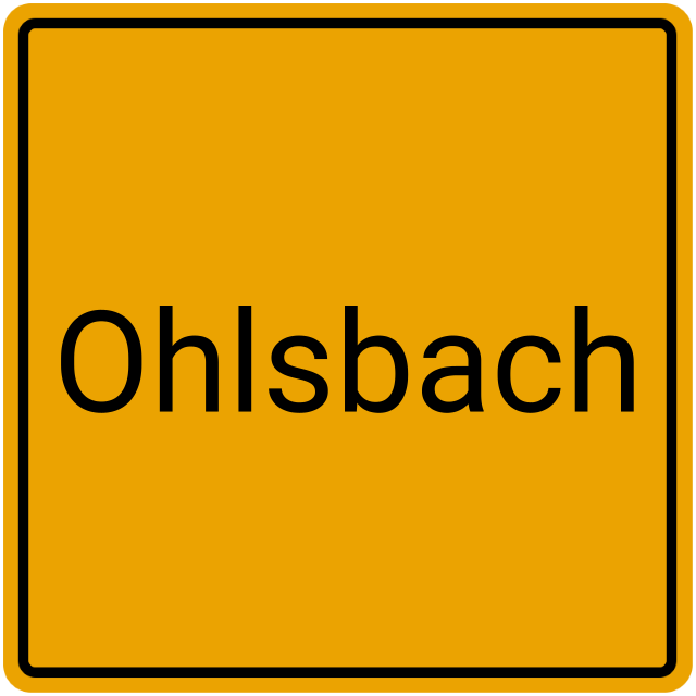 Meldebestätigung Ohlsbach
