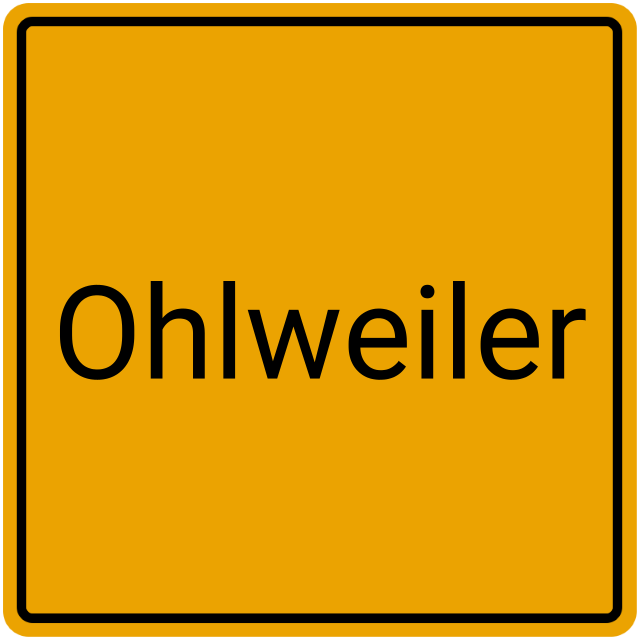 Meldebestätigung Ohlweiler