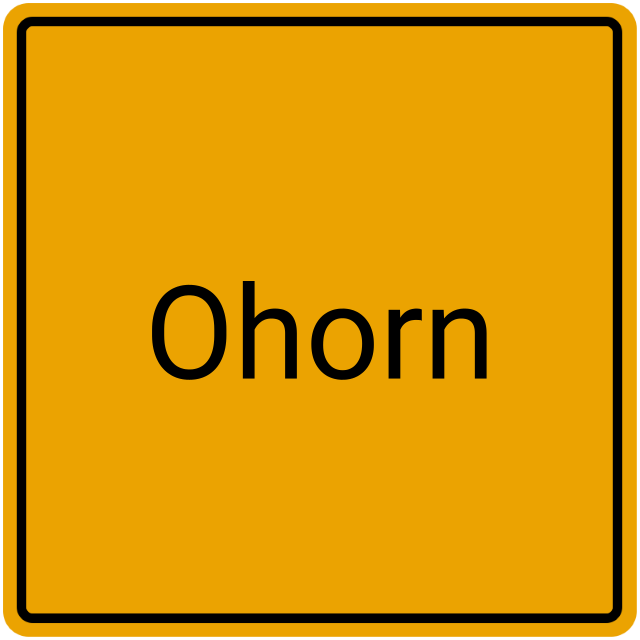 Meldebestätigung Ohorn