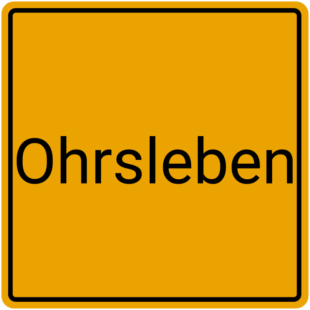 Meldebestätigung Ohrsleben