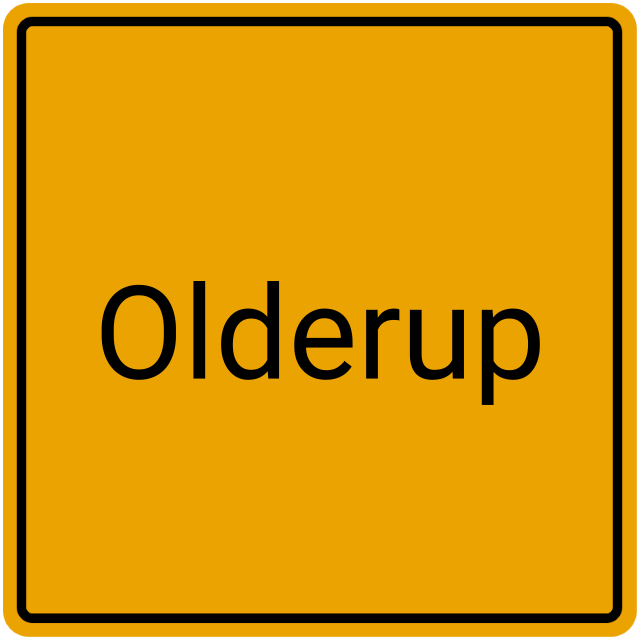 Meldebestätigung Olderup