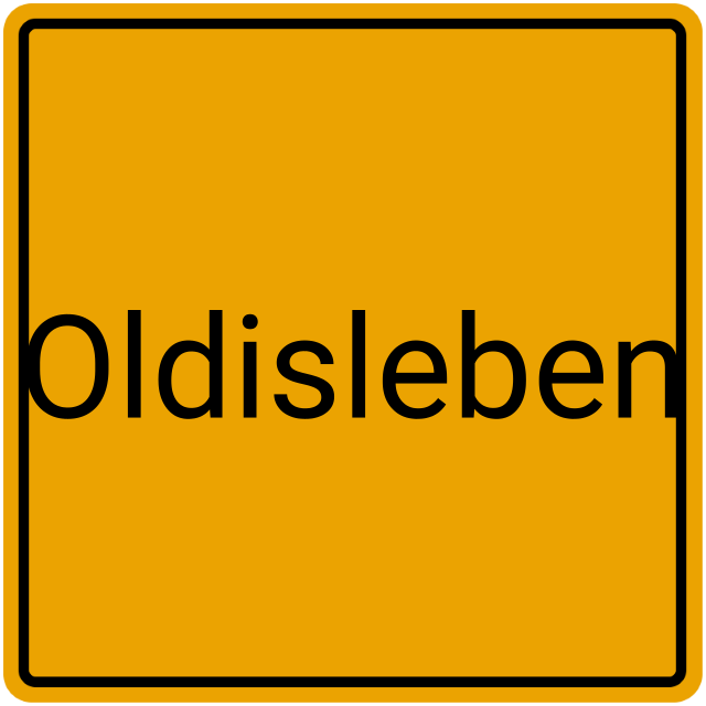 Meldebestätigung Oldisleben