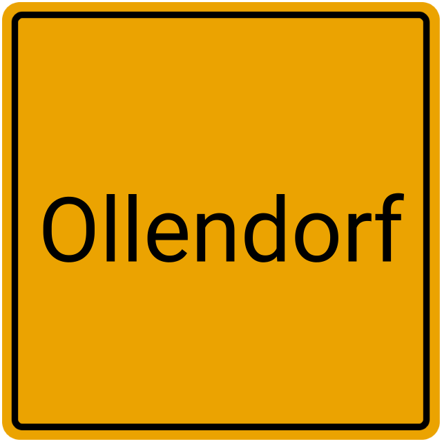 Meldebestätigung Ollendorf