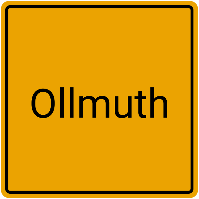 Meldebestätigung Ollmuth