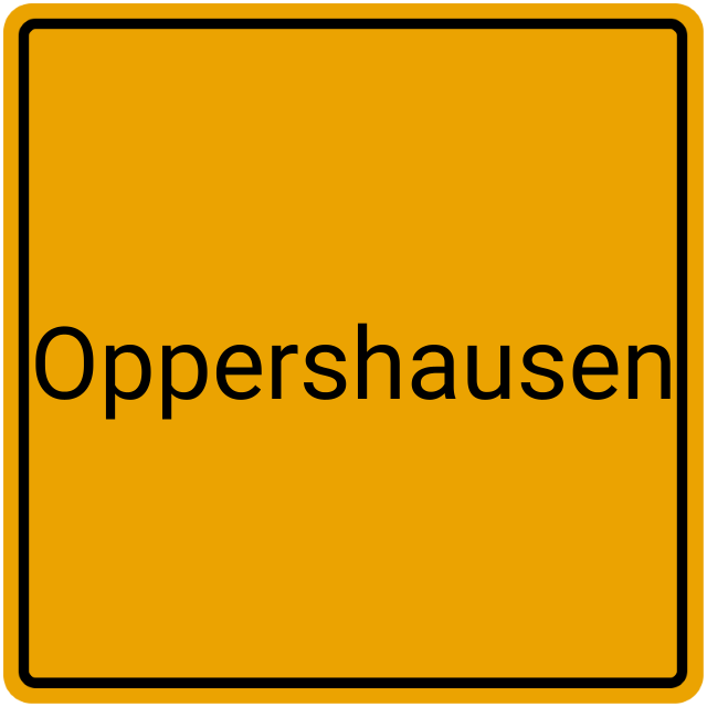 Meldebestätigung Oppershausen