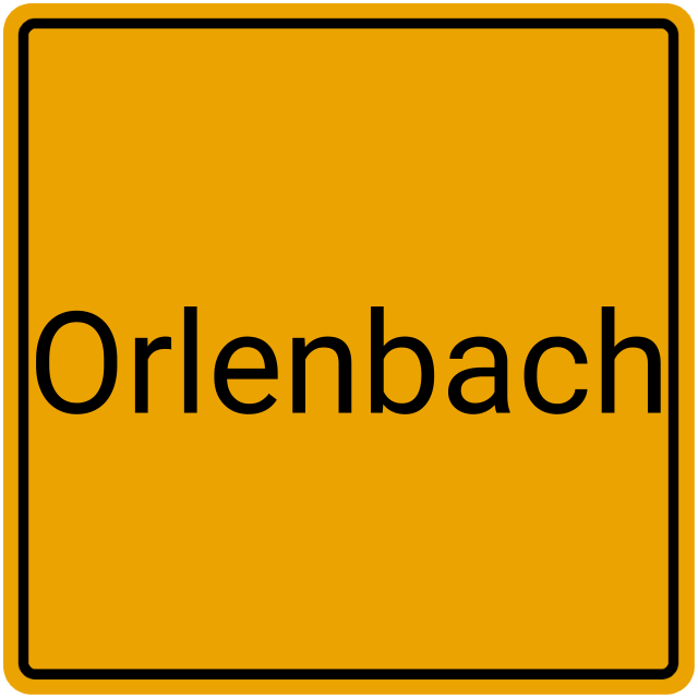 Meldebestätigung Orlenbach